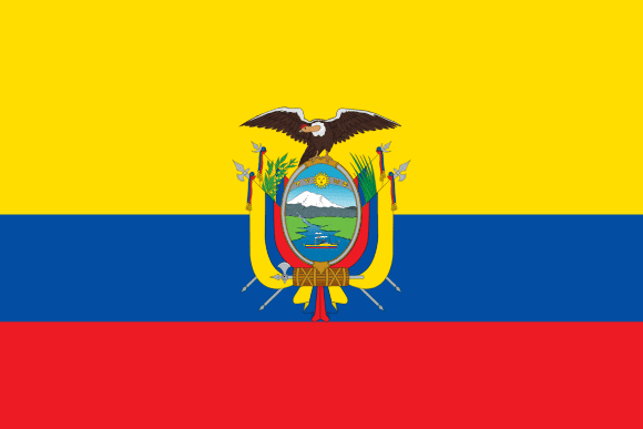 Resultado de imagen de bandera ecuador