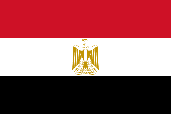 Resultado de imagen para bandera de egipto