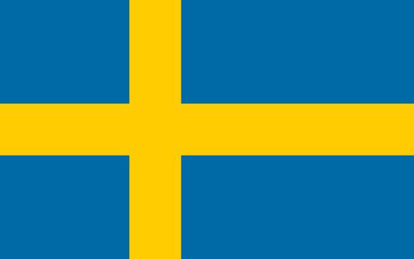 Resultado de imagen de suecia bandera
