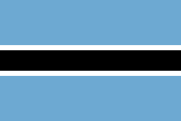 Resultado de imagem para Botswana bandeira