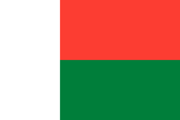 Resultado de imagem para Madagascar bandeira
