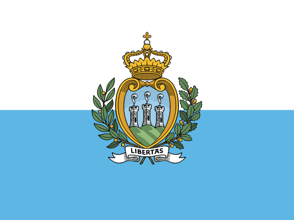 Resultado de imagem para SÃ£o Marino bandeira
