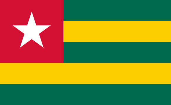 Resultado de imagem para Togo Bandeira