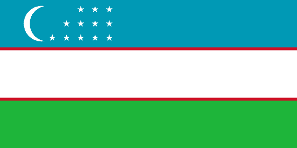 Resultado de imagem para uzbequistÃ£o bandeira